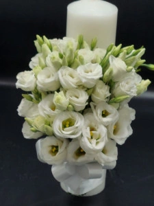 Lumanare botez eleganta