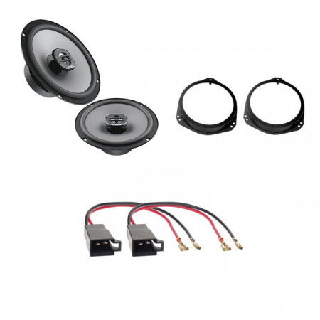 PACHET AUDIO OPEL ASTRA, DIFUZOARE HERTZ UNO X 165, INELE ADAPTOARE, MUFE CONECTICA