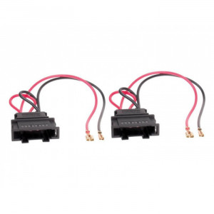 Kit audio pentru VW Golf V, Difuzoare Hertz UNO X 165, 55w RMS, Inele MDF impregnat, Mufe adaptoare