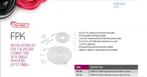 Kit cablu alimentare Connection FPK 700, 4 AWG