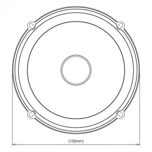 JBL CLUB 6500C DIFUZOARE COMPONENTE DE 16.5CM, 60W RMS