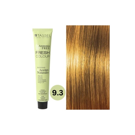 Vopsea de par fara amoniac Fresh Color Tassel nr 9.3, Blond Auriu Foarte Deschis - 100ml