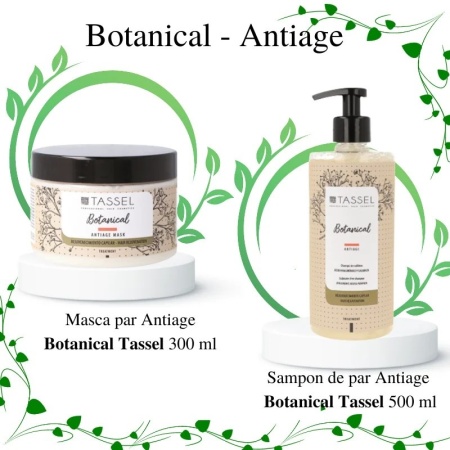 Pachet Botanical Antiage Tassel, sampon si masca anti-imbatranirea parului 1 buc