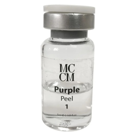 Purple Peel 1 MCCM – Fiolă Peeling Facial Antirid și Cicatrizant – 5 ml