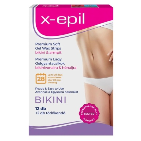 Benzi Depilatoare Premium X-Epil pentru Axile și Zona Inghinală – 12 buc