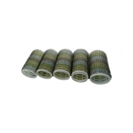 Bigudiuri pentru par, profesionale cu scai, medii pentru volum 2.5 cm - set de 5 buc