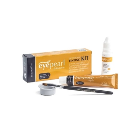 Kit pentru vopsirea sprancenelor si a genelor Intensive, Negru-Albastrui