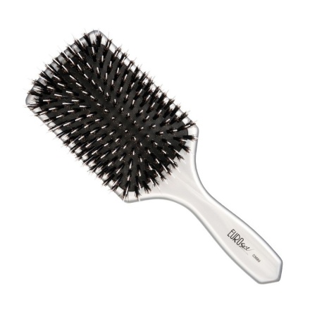 Perie de par extensii, plata si dretunghiulara SILVER - 1 buc