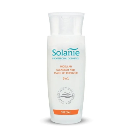 Lotiune Demachianta Solanie Micelara 3 in 1 – 150 ml (Pentru Toate Tipurile de Ten)