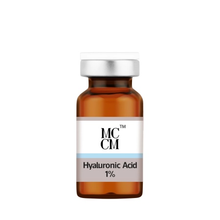 Hyaluronic Acid MCCM – Fiolă Hidratantă și Anti-Aging – 5 ml (1%, 2%, 3,5%)