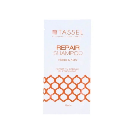 Sampon reparare par Tassel Repair, cu keratina si proteine, pentru par degradat - 10 ml
