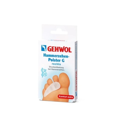 Pernita pentru deget in ciocan Gehwol, din gel, drept