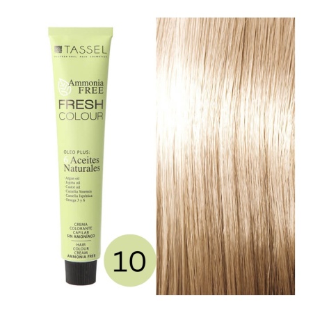 Vopsea de par fara amoniac Fresh Color Tassel nr 10, Blond Super Deschis - 100ml