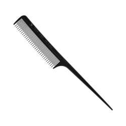 Pieptene de Păr Profesional Eurostil nr. 308 – Lungime 20.5 cm, Plastic Rezistent, Negru