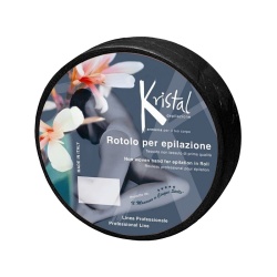 Rola pentru epilat Ro.ial Kristal, non-woven, neagră, 7 cm x 80 m