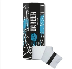 Set 5 Role Gulere Frizerie Marmara Barber – 500 Bucăți (5 x 100), hârtie elastică și absorbantă, Alb