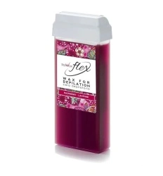 Ceară de Epilat în Cartuș Italwax Flex Zmeură – 100 ml, Liposolubilă Profesională