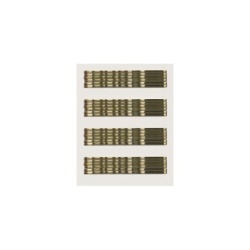 Agrafe Profesionale de Păr Eurostil Maro – Ondulate cu Capăt Rotund, 70 mm, 24 bucăți