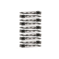 Clipsuri de par din metal Eurostil, 6,5 cm set de 10 buc