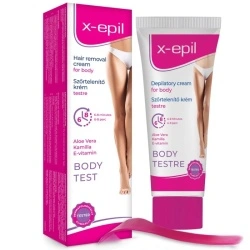 Cremă Depilatoare X-Epil cu Aloe Vera și Mușețel – 75 ml