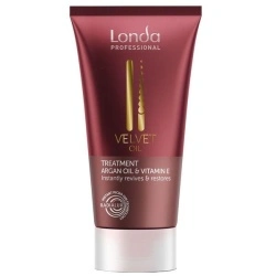 Mască cu Ulei de Argan Londa Professional Velvet Oil Treatment, 30 ml – Tratament Intensiv în Format de Călătorie
