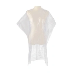 Pelerine de unica folosinta pentru vopsirea parului, albe 110 cmx130 cm - set de 30 de buc