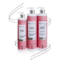Pachet Lovely Curls Tassel, sampon, masca de par si crema pentru definirea buclelor