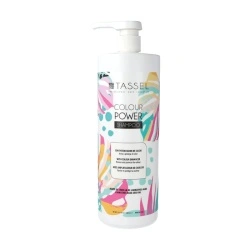 Sampon pentru protectia culorii parului vopsit Colour Power Tassel, cu ulei de argan si keratina - 1000 ml