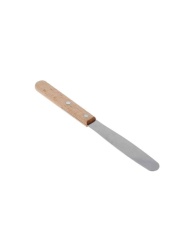 Spatulă Profesională Dreaptă din Inox pentru Ceară de Epilat – VelveTale Pro Tools