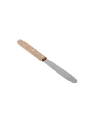 Spatulă Profesională Dreaptă din Inox pentru Ceară de Epilat – VelveTale Pro Tools