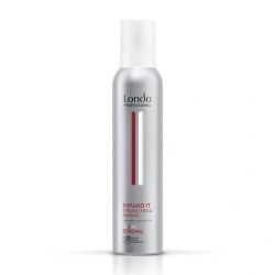 Spumă de Păr cu Fixare Puternică Londa Professional Expand It, 200 ml – Volum de Durată și Susținere Strong