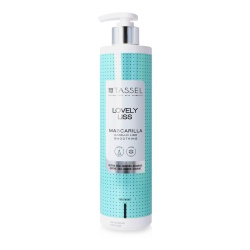 Mască pentru netezirea parului creț Tassel Lovely Liss - 500 ml. Formulă fara parabeni sau silicon.