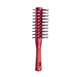 Perie pentru par, dublu ventilata cu peri din nailon, ROSIE 4 x 21 cm - 1 buc