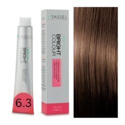 Vopsea de păr cu keratina, ulei de argan și amoniac, Bright Color nr 6.3, Blond auriu închis - 100 ml
