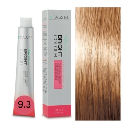 Vopsea de par cu keratina, ulei de argan si amoniac Bright Color, nr 9.3 Blond Auriu Foarte Deschis - 100ml