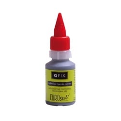 Adeziv negru mese extensii Eurostil 50 ml, fabricat din latex natural