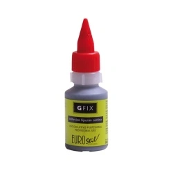 Adeziv negru mese extensii Eurostil 50 ml, fabricat din latex natural