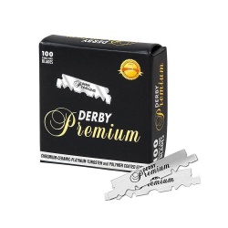 Lame de ras Derby Premium Professional (negru) 100 buc