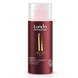Șampon cu Ulei de Argan Londa Professional Velvet Oil Shampoo, 50 ml – Curățare de Lux în Format Travel Size