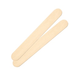 Spatule medii din lemn pentru epilare, 115 x 10 x 2 mm - set 100 buc
