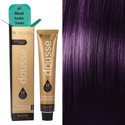 Vopsea de Păr Profesională Dousse Tassel – Nr. 6V Blond Închis Violet – 100 ml