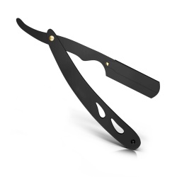 Brici profesional Shavette Velvetale, negru mat