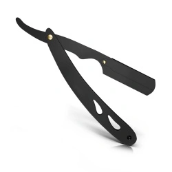Brici profesional Shavette Velvetale, negru mat