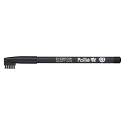 Creion de Sprâncene Profesional din Lemn Eurostil – Nuanță Negru (Black)