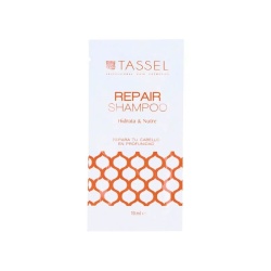 Sampon reparare par Tassel Repair, cu keratina si proteine, pentru par degradat - 10 ml