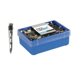 Clipsuri metalice pentru par, 6.5 cm - 120 buc