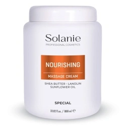 Cremă de Masaj Nutritivă Solanie – 1000 ml, Hidratare Profundă & Efect Antioxidant pentru Față și Decolteu