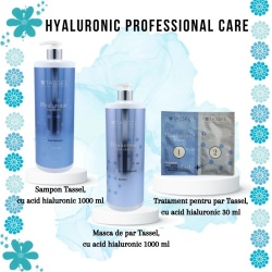 Pachet Hyaluronic Professional Care Tassel, sampon, masca si tratament cu acid hialuronic
