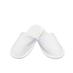 Papuci unisex de casă și baie Velvetale – albi, mărime universală, confort superior