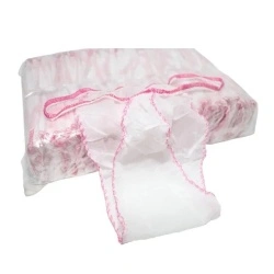 Bikini femei de unica folosinta, albi - set 100 de buc